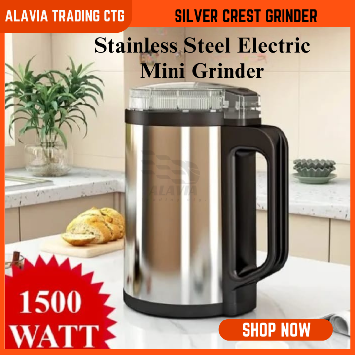 Stainless Steel Electric Mini Grinder – 1500 Watt