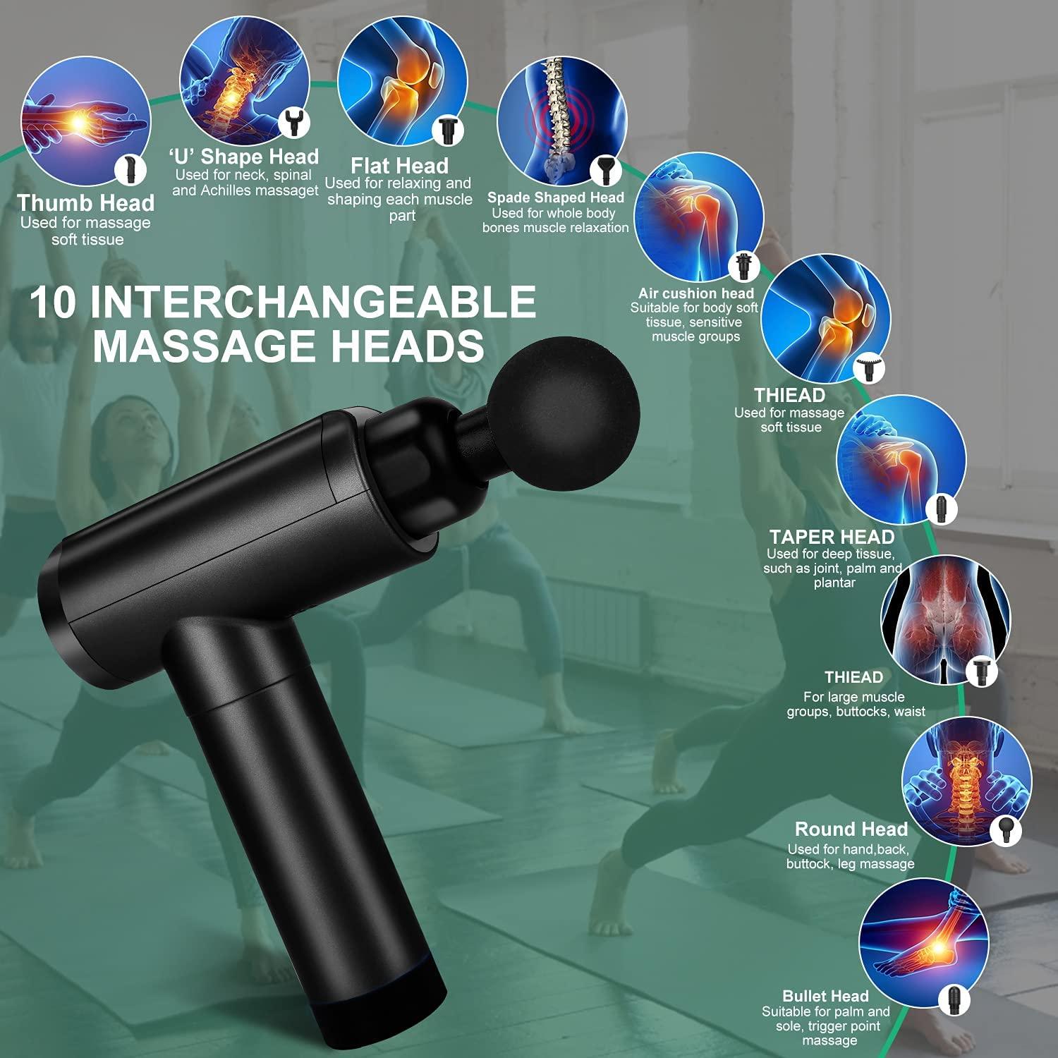 Portable Mini Device Deep Tissue Percussion Muscle Massager – For All Athletes