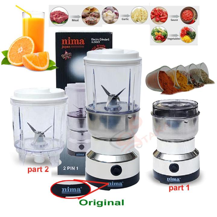 Nima Electric 2 In 1 Blender And Grinder